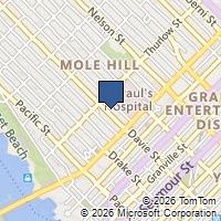 Map Vancouver, BC V6E1M5, Canada