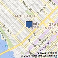 Map Vancouver, BC V6E1M7, Canada