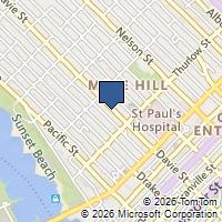 Map Vancouver, BC V6E1N1, Canada