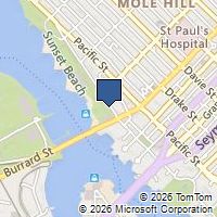 Map Vancouver, BC V6E1T7, Canada