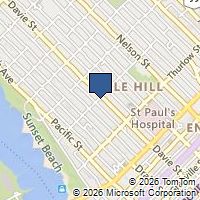 Map Vancouver, BC V6E1Z8, Canada