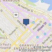 Map Vancouver, BC V6E2Y3, Canada