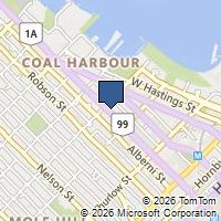 Map Vancouver, BC V6E3J7, Canada