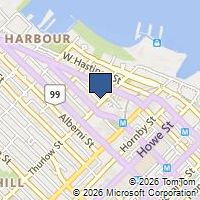 Map Vancouver, BC V6E3L2, Canada