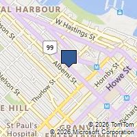 Map Vancouver, BC V6E3V7, Canada