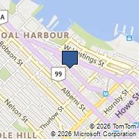 Map Vancouver, BC V6E3W1, Canada