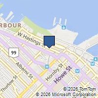 Map Vancouver, BC V6E3X2, Canada