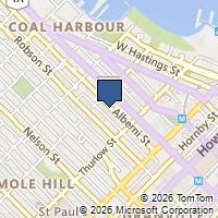 Map Vancouver, BC V6E3Z3, Canada