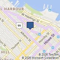 Map Vancouver, BC V6E4A6, Canada