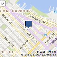 Map Vancouver, BC V6E4E6, Canada