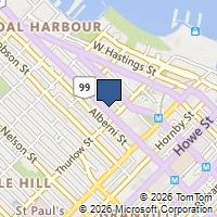 Map Vancouver, BC V6E4M3, Canada