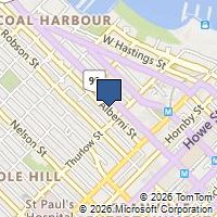 Map Vancouver, BC V6E4V2, Canada