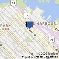 Map Vancouver, BC V6G1C3, Canada