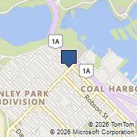 Map Vancouver, BC V6G2L6, Canada