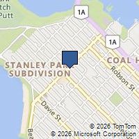 Map Vancouver, BC V6G2M1, Canada