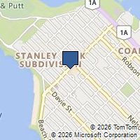 Map Vancouver, BC V6G2M6, Canada