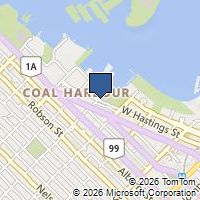 Map Vancouver, BC V6G3E3, Canada