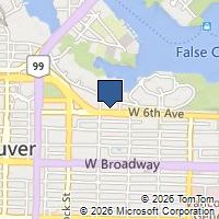 Map Vancouver, BC V6H1A6, Canada