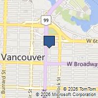 Map Vancouver, BC V6H1C1, Canada