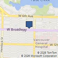 Map Vancouver, BC V6H1E2, Canada