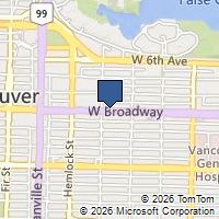 Map Vancouver, BC V6H1G7, Canada