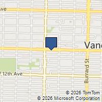 Map Vancouver, BC V6J0C7, Canada