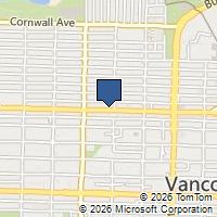 Map Vancouver, BC V6J1N3, Canada