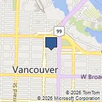 Map Vancouver, BC V6J1R1, Canada
