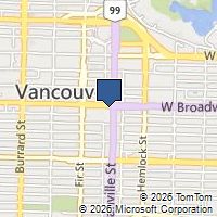 Map Vancouver, BC V6J1W8, Canada