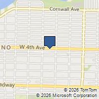 Map Vancouver, BC V6K1P1, Canada