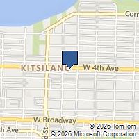 Map Vancouver, BC V6K1P7, Canada