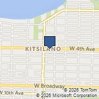 Map Vancouver, BC V6K1R1, Canada