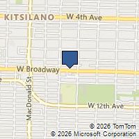 Map Vancouver, BC V6K2E9, Canada