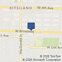Map Vancouver, BC V6K2G2, Canada