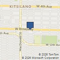 Map Vancouver, BC V6K2G3, Canada
