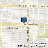 Map Vancouver, BC V6K2G6, Canada