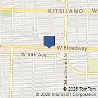 Map Vancouver, BC V6K2G8, Canada