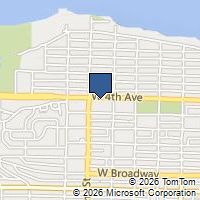 Map Vancouver, BC V6R1P1, Canada