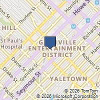 Map Vancouver, BC V6Z1L3, Canada