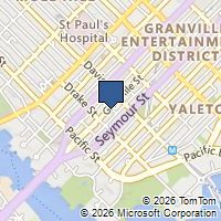 Map Vancouver, BC V6Z1M4, Canada