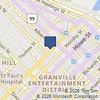 Map Vancouver, BC V6Z1X6, Canada