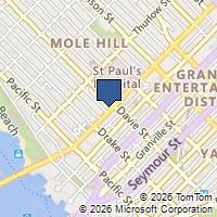 Map Vancouver, BC V6Z1Z5, Canada