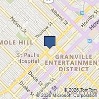 Map Vancouver, BC V6Z2A5, Canada