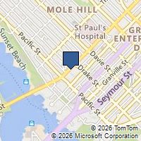 Map Vancouver, BC V6Z2B7, Canada