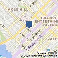 Map Vancouver, BC V6Z2K5, Canada