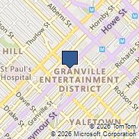 Map Vancouver, BC V6Z2M4, Canada