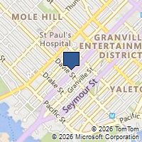 Map Vancouver, BC V6Z2X4, Canada