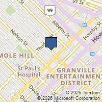 Map Vancouver, BC V6Z3H8, Canada