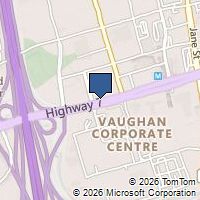 Map Vaughan, ON L4K4M3, Canada