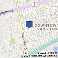 Map Vaughan, ON L4L5V2, Canada